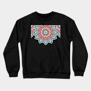 Colorful Mandala Pattern Crewneck Sweatshirt